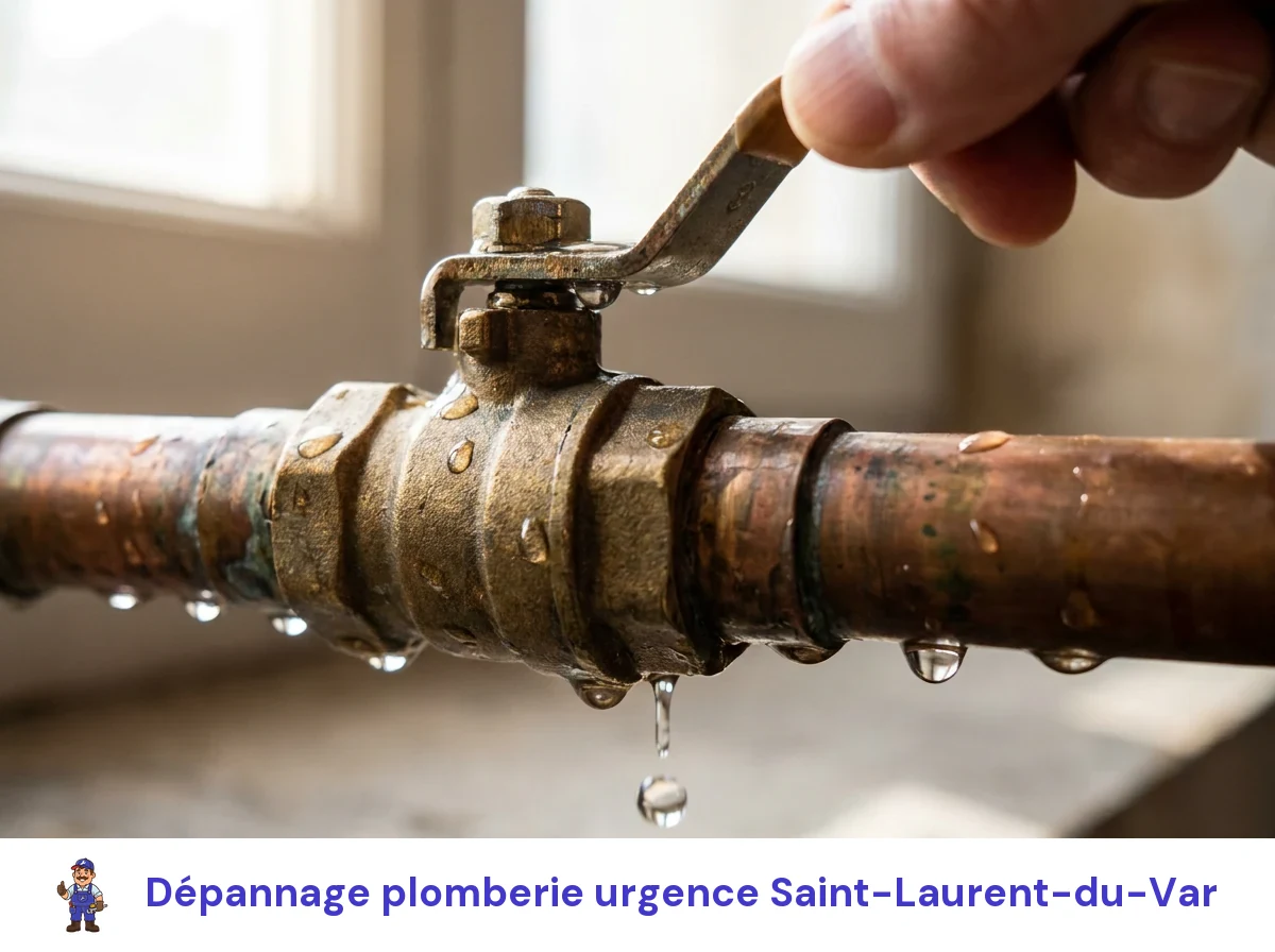 Dépannage plomberie urgence à Saint-Laurent-du-Var