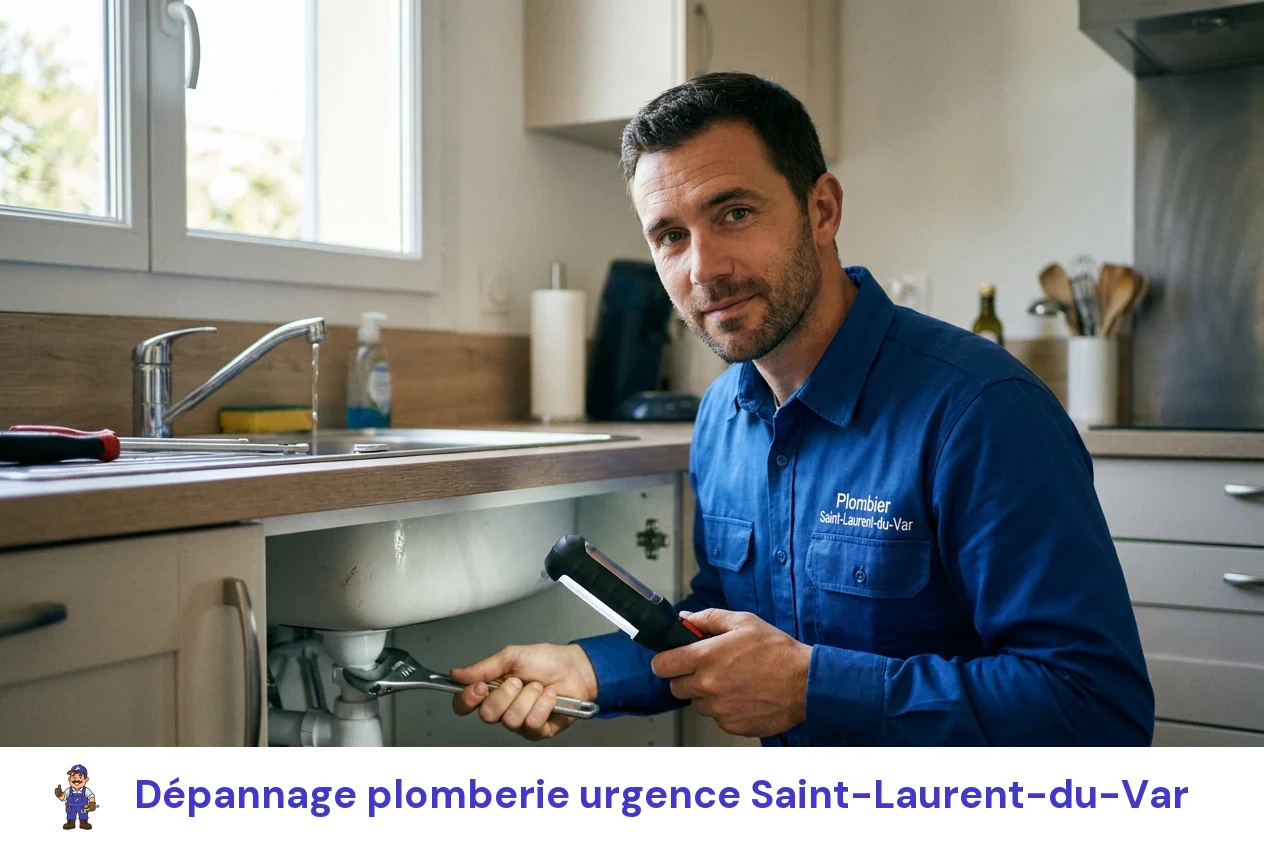 Dépannage plomberie urgence à Saint-Laurent-du-Var