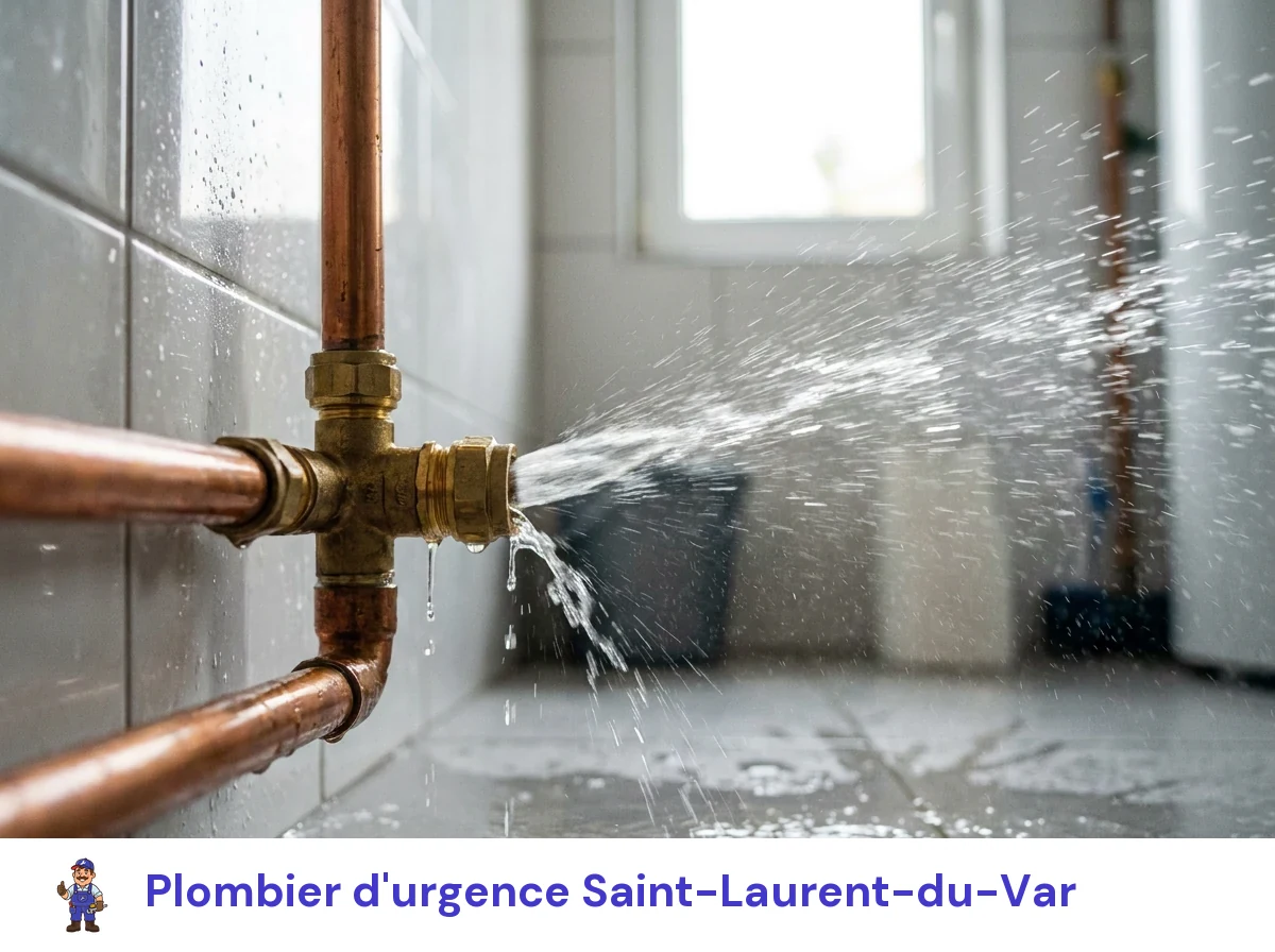 Plombier d'urgence à Saint-Laurent-du-Var