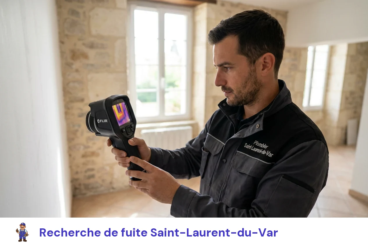 Recherche de fuite à Saint-Laurent-du-Var