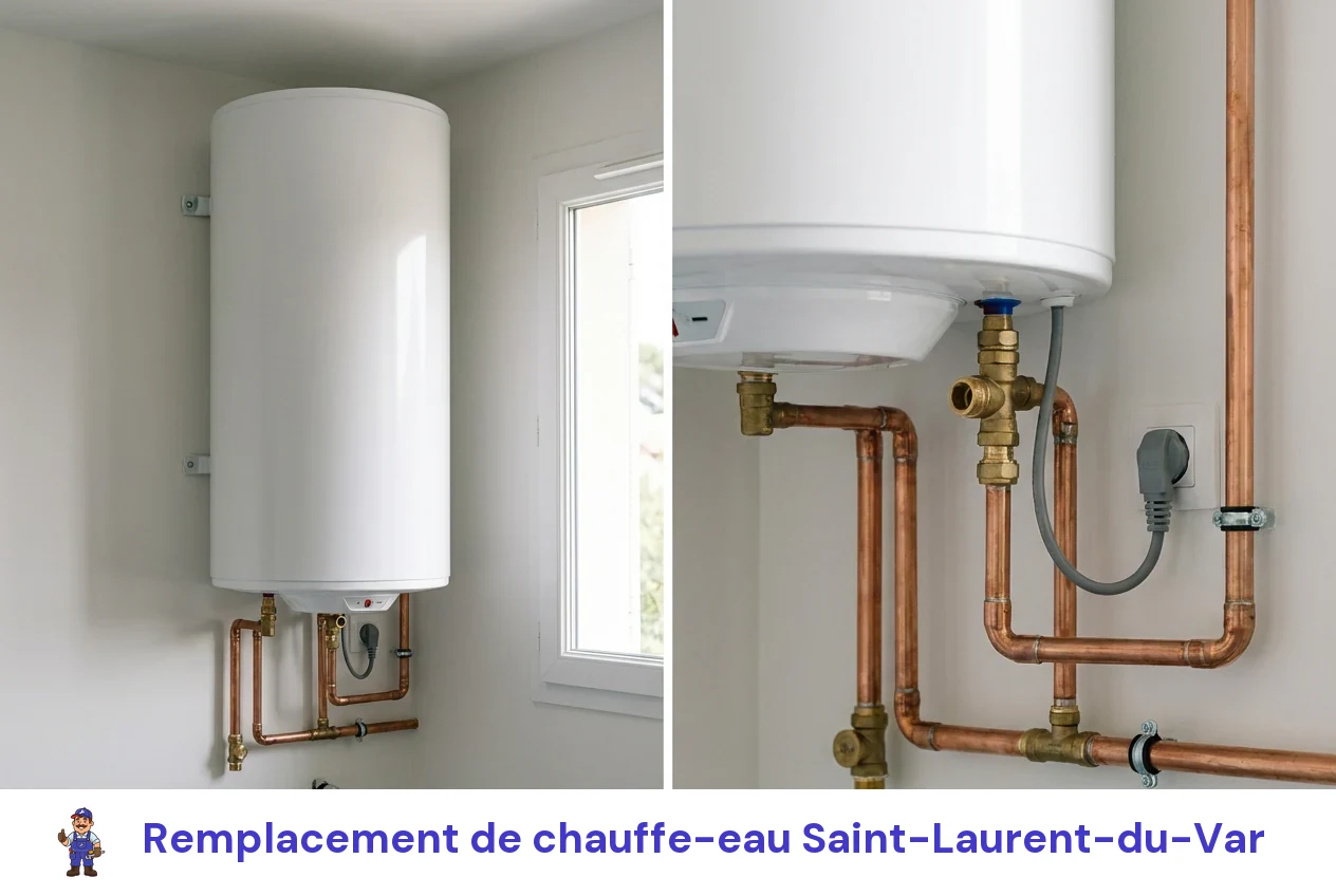 Remplacement de chauffe-eau à Saint-Laurent-du-Var