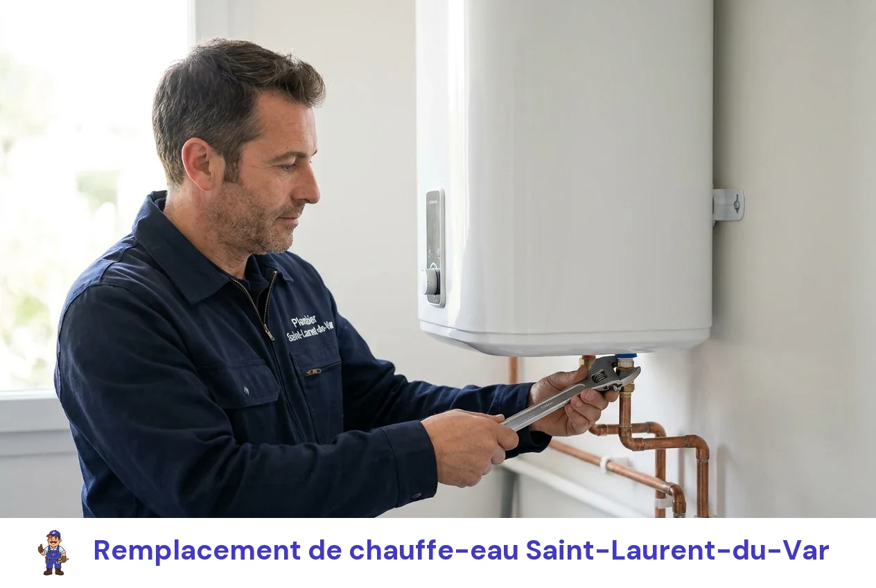 Remplacement de chauffe-eau à Saint-Laurent-du-Var