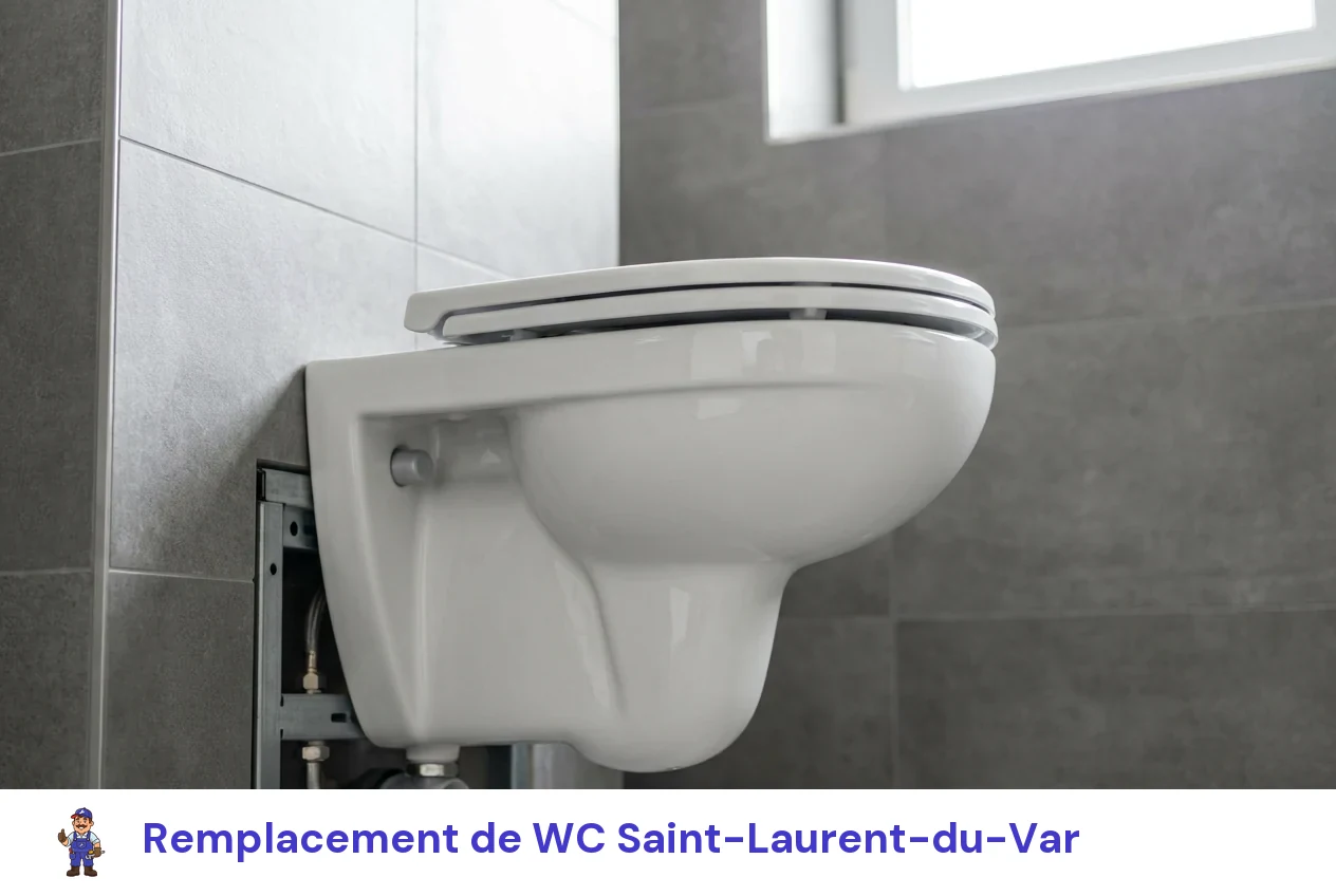 Remplacement de WC à Saint-Laurent-du-Var