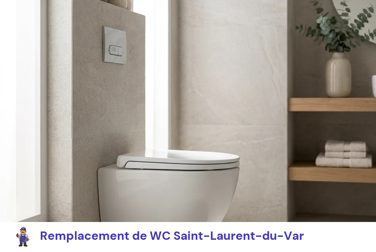 Remplacement de WC à Saint-Laurent-du-Var