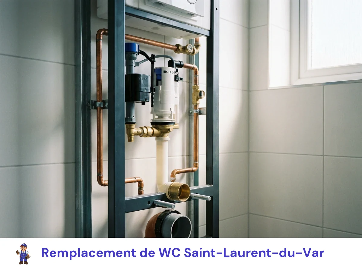 Remplacement de WC à Saint-Laurent-du-Var